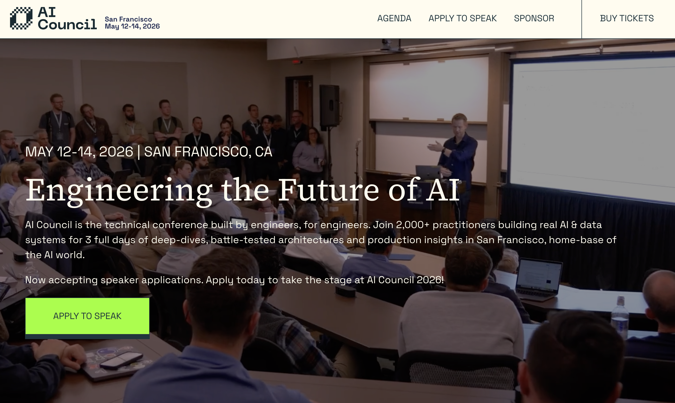 AI Council 2026 San Francisco, CA | NexEvento - Eventi Tech & Business
