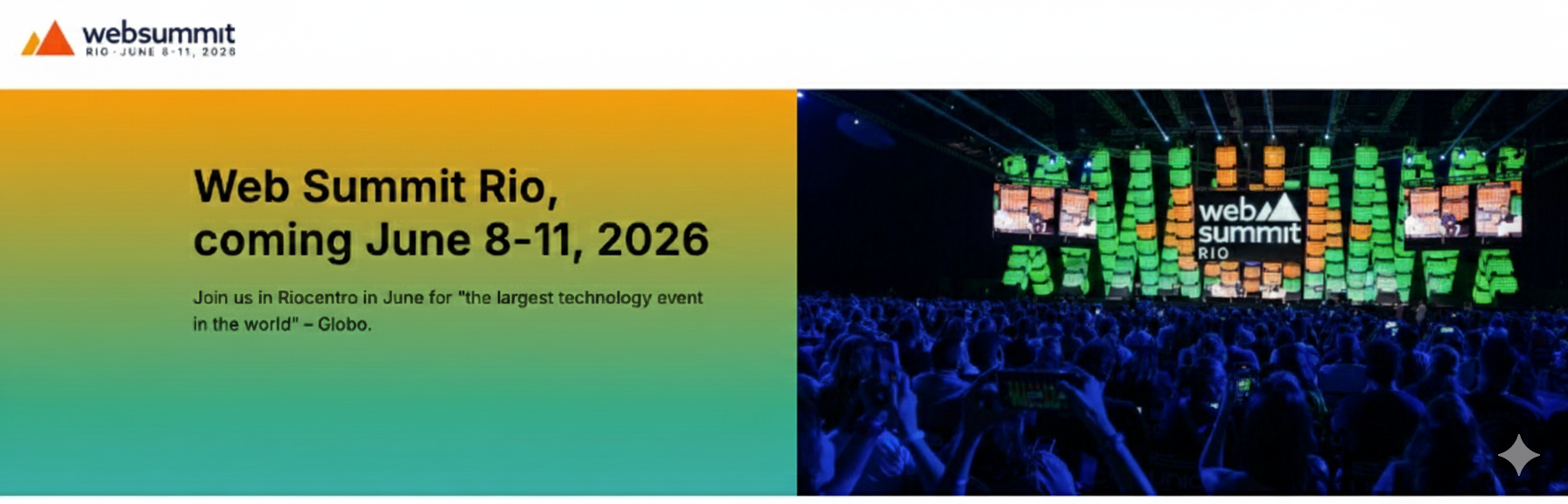 Web Summit Rio 2026 | NexEvento - L'Evento Imperdibile