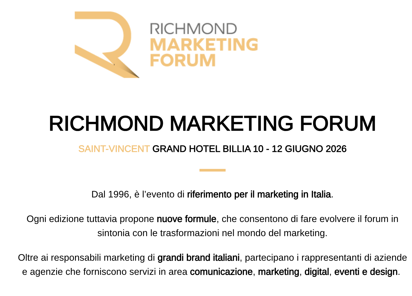 Marketing Forum 2026 | Evento di Riferimento - NexEvento