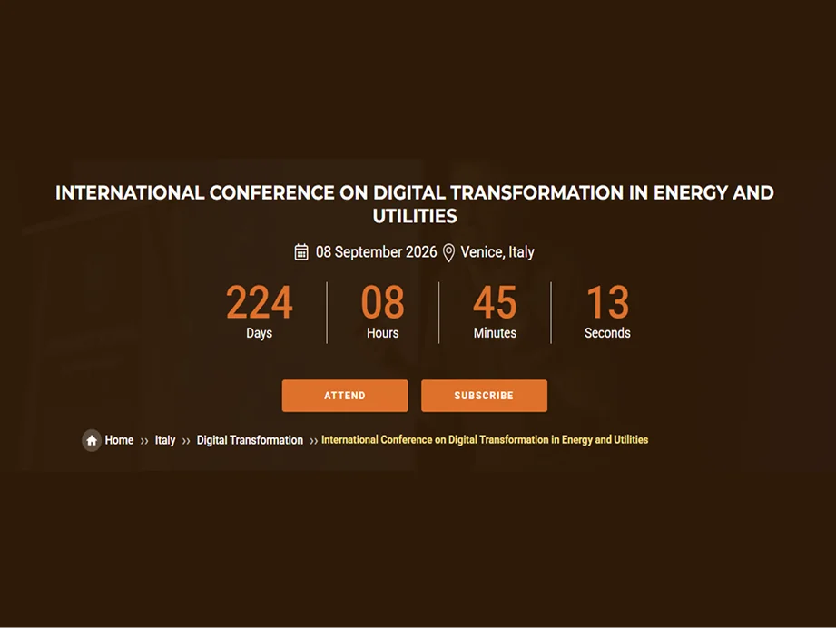 Intl. Conf. on Digital Transformation in Energy & Utilities