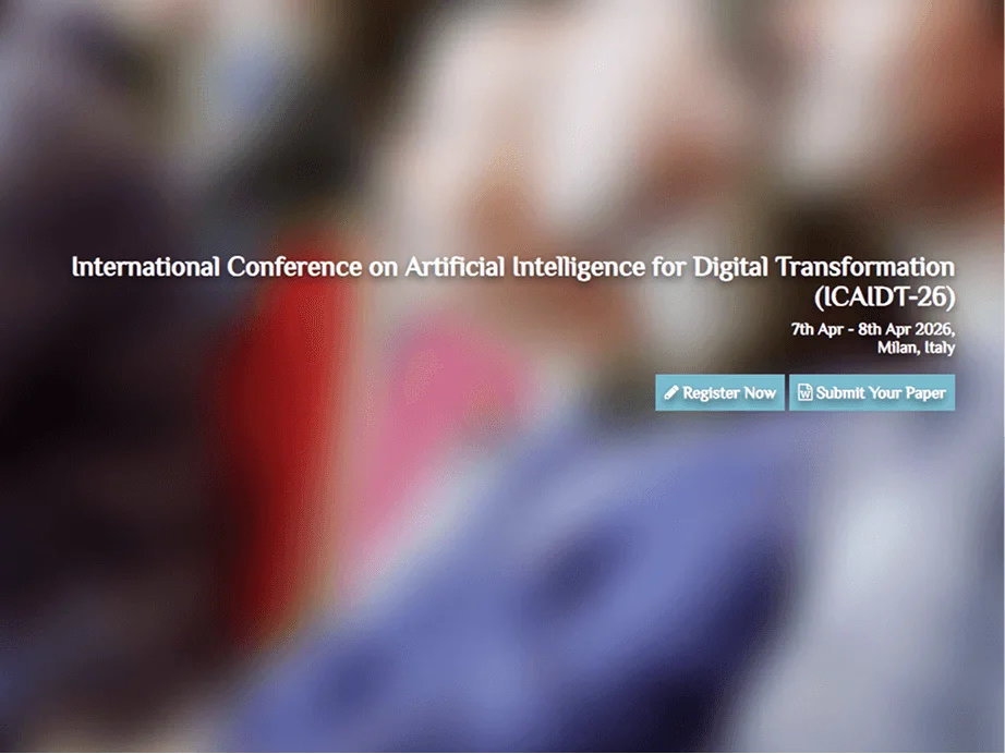 Intl. Conf. on Artificial Intelligence for Di... | NexEvento