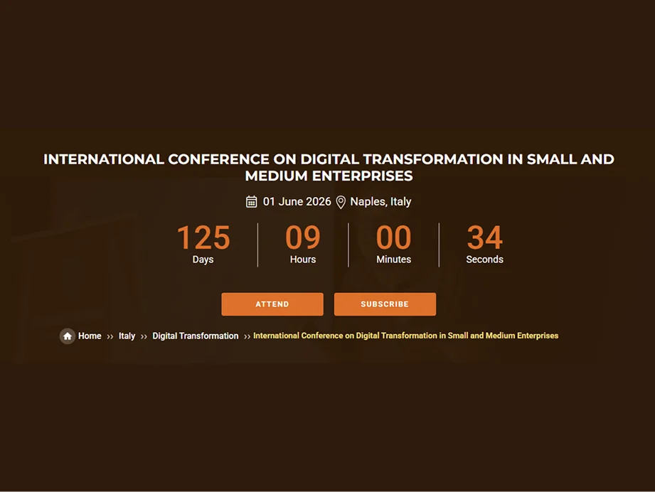 Intl. Conf. on Digital Transformation in Smal... | NexEvento
