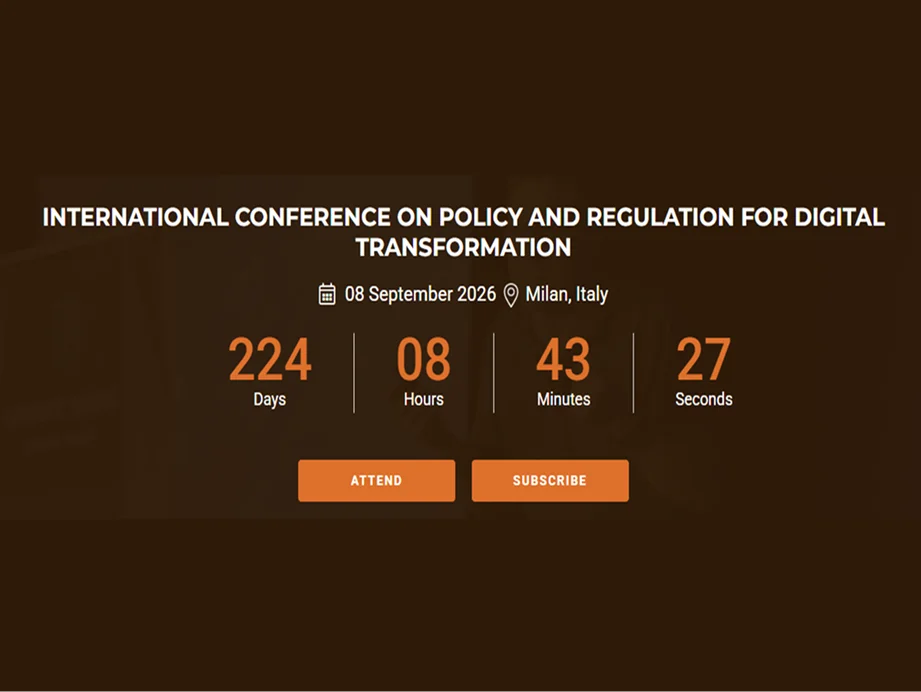 Intl. Conf. on Policy & Regulation for Digital Transformation