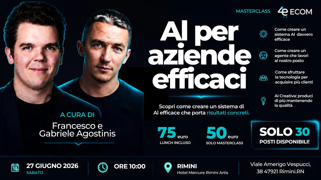 AI per aziende efficaci - La masterclass